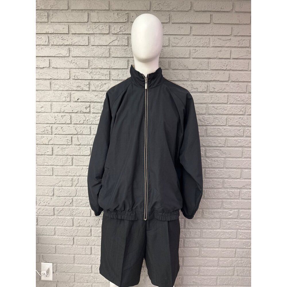Weatherproof Performance Men Black Long Sleeve Windbreaker Jacket Size XL